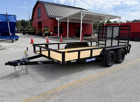 New 2027 Sure-Trac 7x14 7K Tube Top Utility Trailer