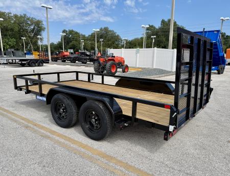 New 2027 Sure-Trac 7x14 7K Tube Top Utility Trailer