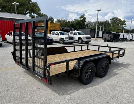 New 2027 Sure-Trac 7x14 7K Tube Top Utility Trailer