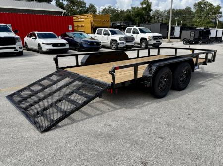 New 2027 Sure-Trac 7x14 7K Tube Top Utility Trailer