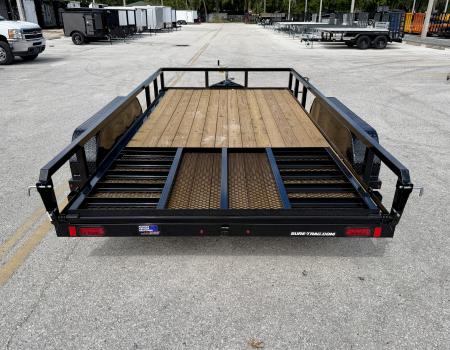 New 2027 Sure-Trac 7x14 7K Tube Top Utility Trailer