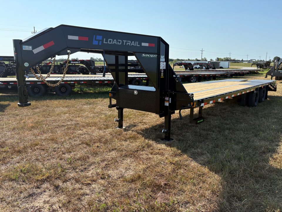 New 2027 Load Trail 102x30 Tandem 24k Flatbed Trailer W/ Max Ramps