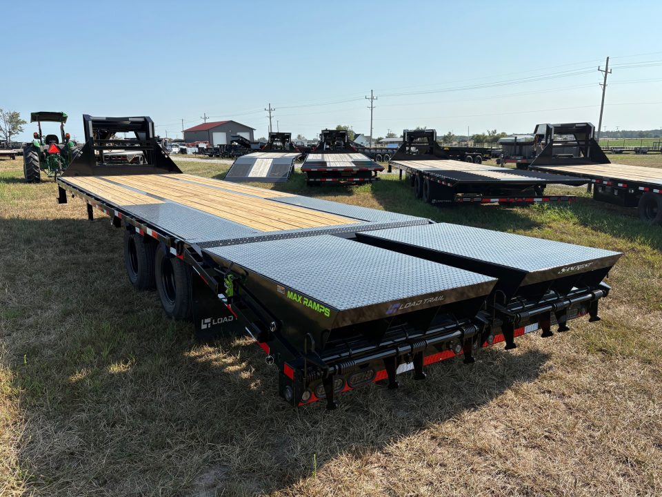 New 2027 Load Trail 102x30 Tandem 24k Flatbed Trailer W/ Max Ramps