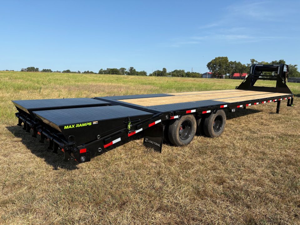New 2027 Load Trail 102x30 Tandem 24k Flatbed Trailer W/ Max Ramps