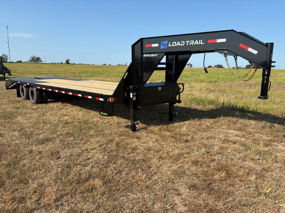 New 2027 Load Trail 102x30 Tandem 24k Flatbed Trailer W/ Max Ramps