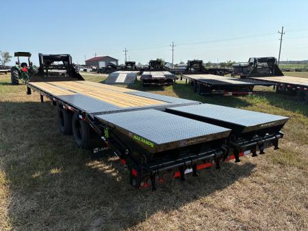New 2027 Load Trail 102x30 Tandem 24k Flatbed Trailer W/ Max Ramps