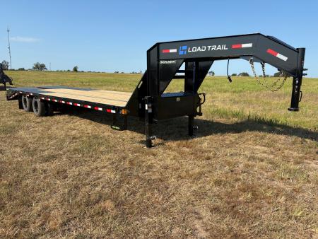New 2027 Load Trail 102x30 Tandem 24k Flatbed Trailer W/ Max Ramps
