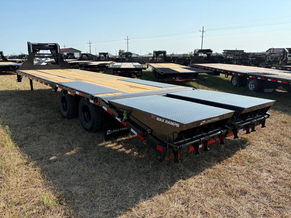 New 2027 Load Trail 102x30 Tandem 24k Flatbed Trailer W/ Max Ramps