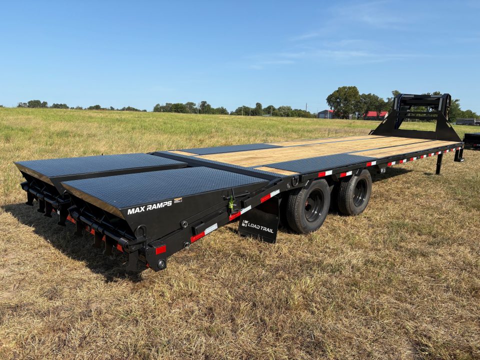 New 2027 Load Trail 102x30 Tandem 24k Flatbed Trailer W/ Max Ramps