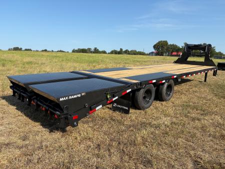 New 2027 Load Trail 102x30 Tandem 24k Flatbed Trailer W/ Max Ramps