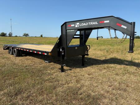 New 2027 Load Trail 102x30 Tandem 24k Flatbed Trailer W/ Max Ramps