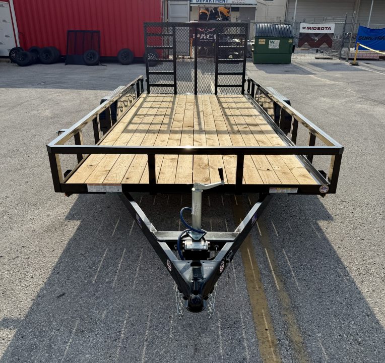 New 2027 Sure-Trac 7x16 7K Tube Top Utility Trailer