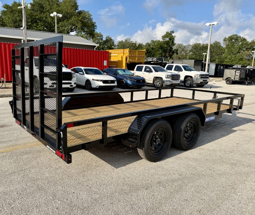 New 2027 Sure-Trac 7x16 7K Tube Top Utility Trailer