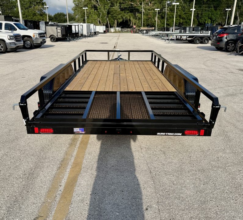 New 2027 Sure-Trac 7x16 7K Tube Top Utility Trailer