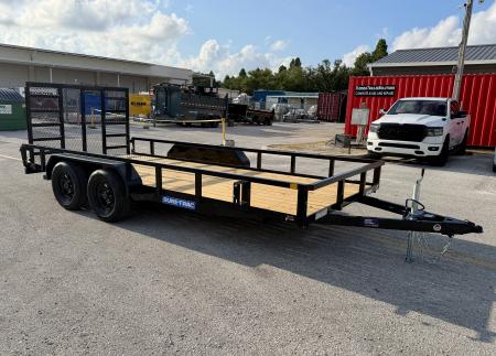 New 2027 Sure-Trac 7x16 7K Tube Top Utility Trailer