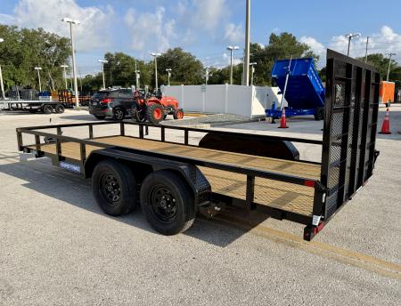 New 2027 Sure-Trac 7x16 7K Tube Top Utility Trailer