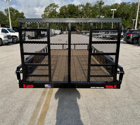 New 2027 Sure-Trac 7x16 7K Tube Top Utility Trailer