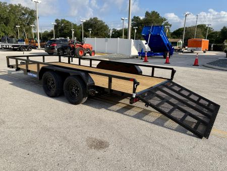 New 2027 Sure-Trac 7x16 7K Tube Top Utility Trailer