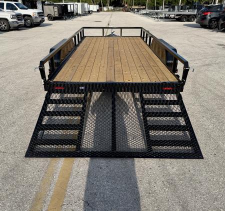 New 2027 Sure-Trac 7x16 7K Tube Top Utility Trailer
