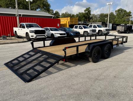 New 2027 Sure-Trac 7x16 7K Tube Top Utility Trailer