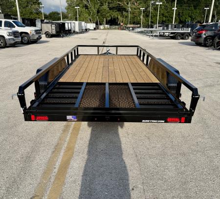 New 2027 Sure-Trac 7x16 7K Tube Top Utility Trailer