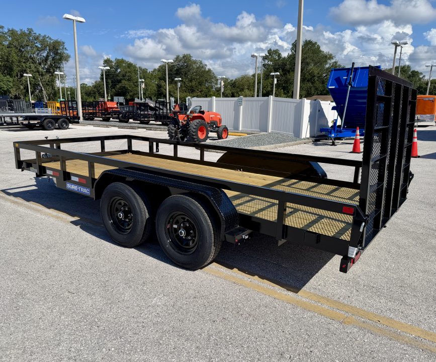 New 2027 Sure-Trac 7x16 10K Tube Top Utility Trailer