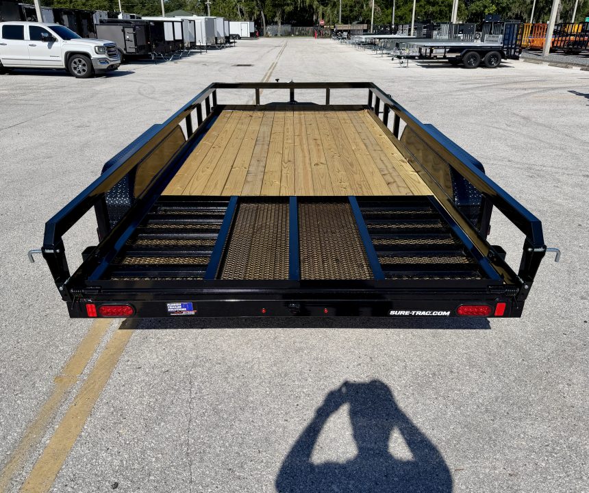 New 2027 Sure-Trac 7x16 10K Tube Top Utility Trailer