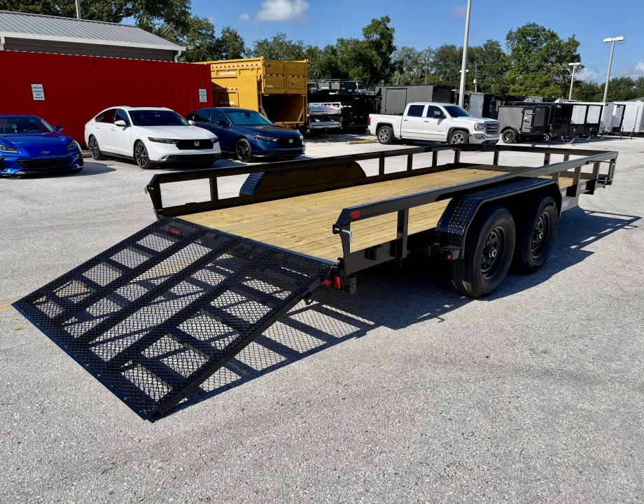 New 2027 Sure-Trac 7x16 10K Tube Top Utility Trailer