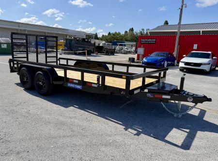 New 2027 Sure-Trac 7x16 10K Tube Top Utility Trailer