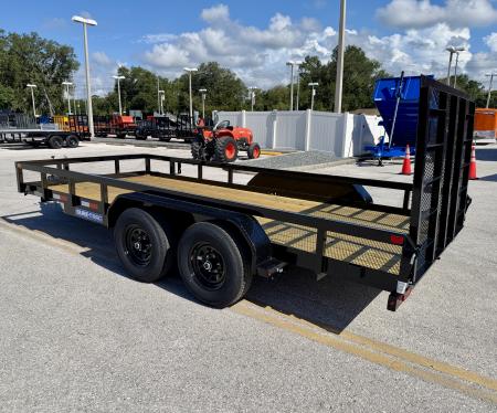 New 2027 Sure-Trac 7x16 10K Tube Top Utility Trailer