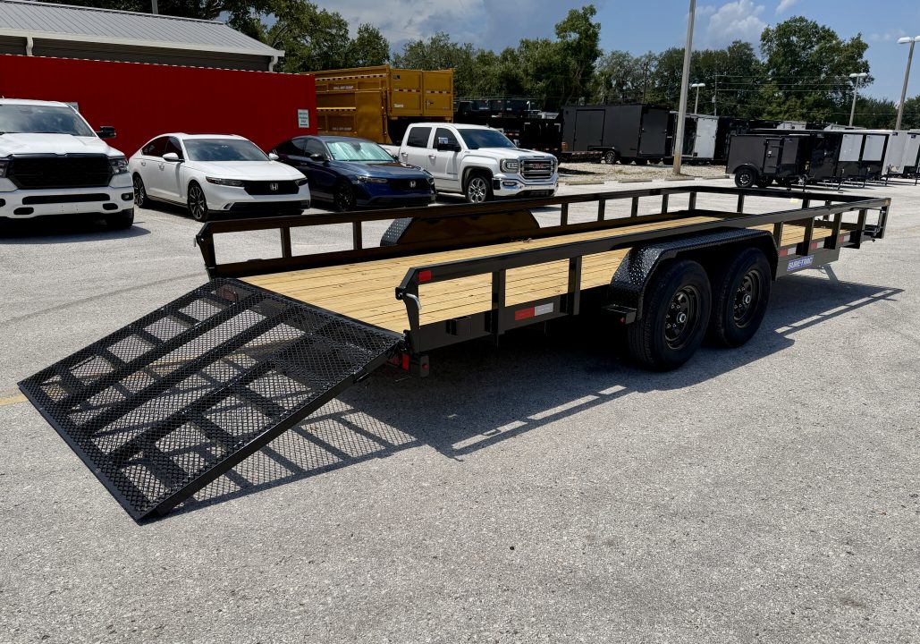 New 2027 Sure-Trac 7x20 10K Tube Top Utility Trailer