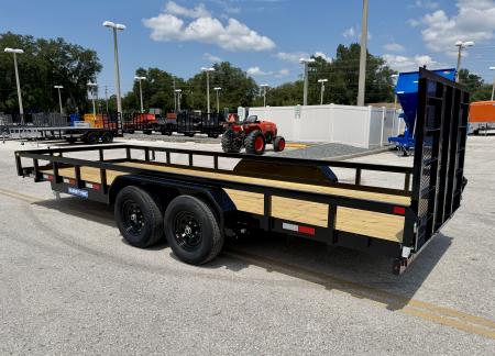 New 2027 Sure-Trac 7x20 10K Tube Top Utility Trailer
