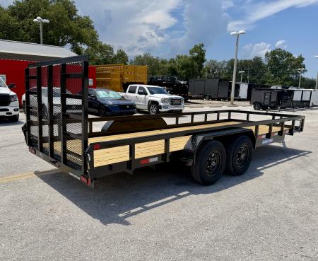 New 2027 Sure-Trac 7x20 10K Tube Top Utility Trailer