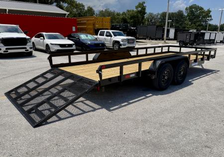 New 2027 Sure-Trac 7x20 10K Tube Top Utility Trailer