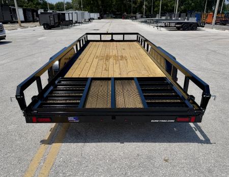 New 2027 Sure-Trac 7x20 10K Tube Top Utility Trailer
