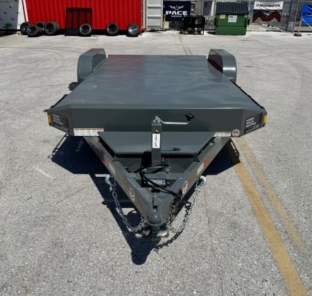 New 2027 Sure-Trac 7x20(16+4) 10k Steel Deck Car Hauler