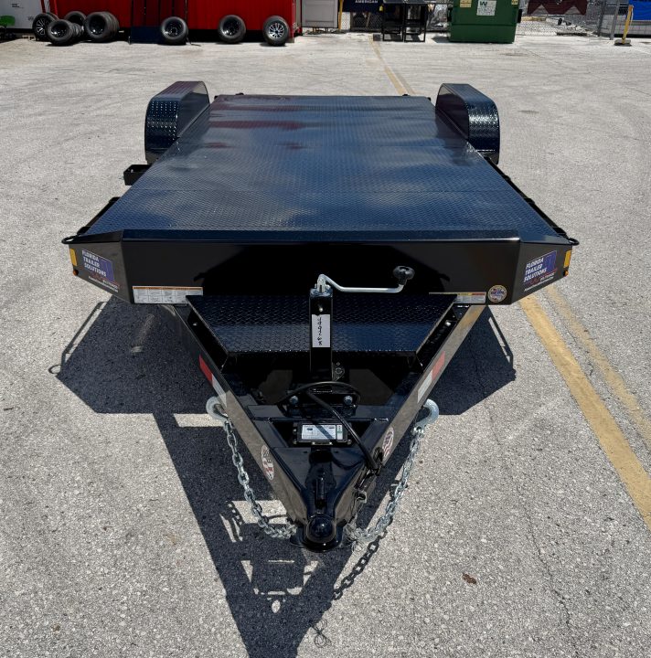 New 2027 Sure-Trac 7x20(16+4) 10k Steel Deck Car Hauler