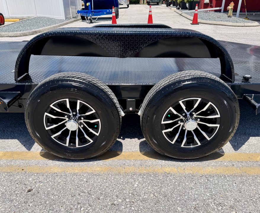 New 2027 Sure-Trac 7x20(16+4) 10k Steel Deck Car Hauler