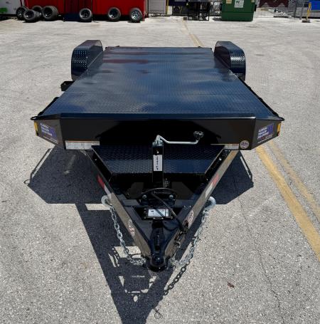 New 2027 Sure-Trac 7x20(16+4) 10k Steel Deck Car Hauler