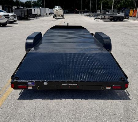 New 2027 Sure-Trac 7x20(16+4) 10k Steel Deck Car Hauler