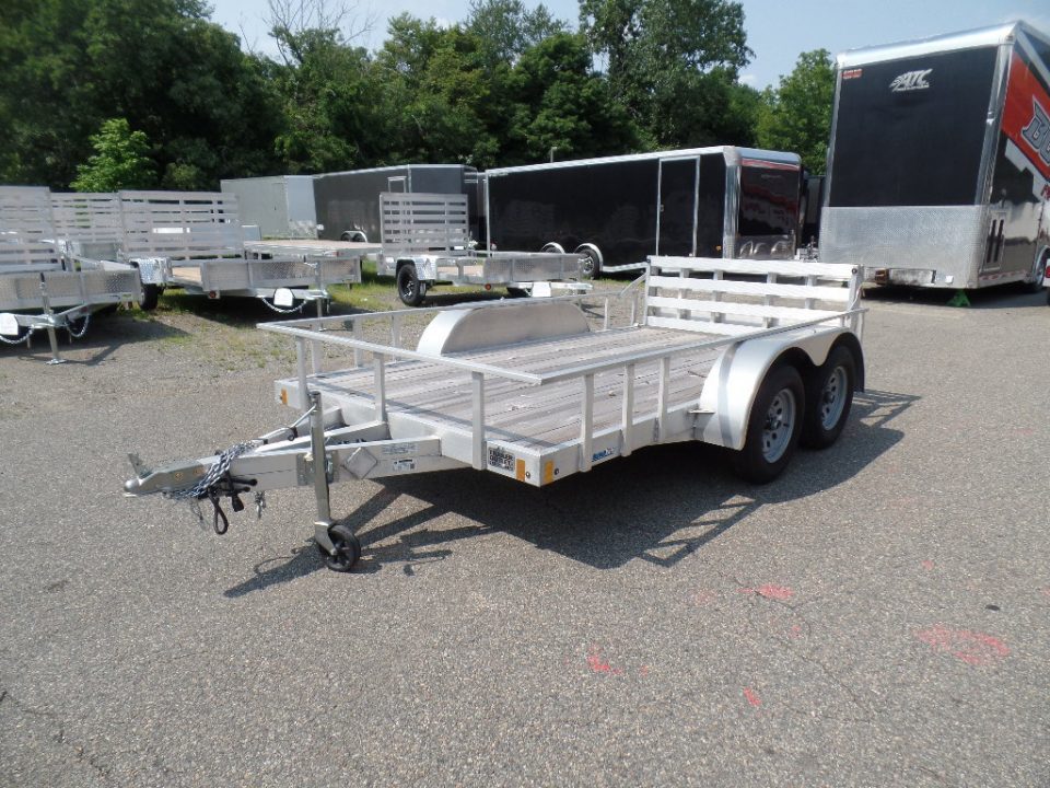 New 2026 ALCOM CLOSEOUT SALE ! 6.5' X 12" aluminum frame, tandem axle Utility Trailer