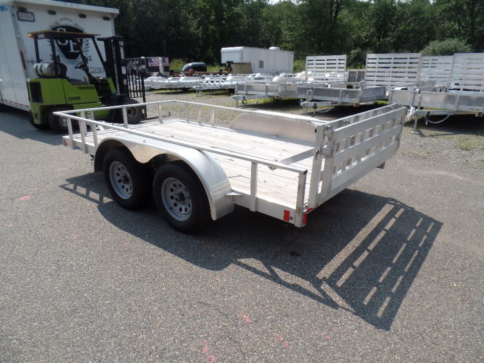New 2026 ALCOM CLOSEOUT SALE ! 6.5' X 12" aluminum frame, tandem axle Utility Trailer