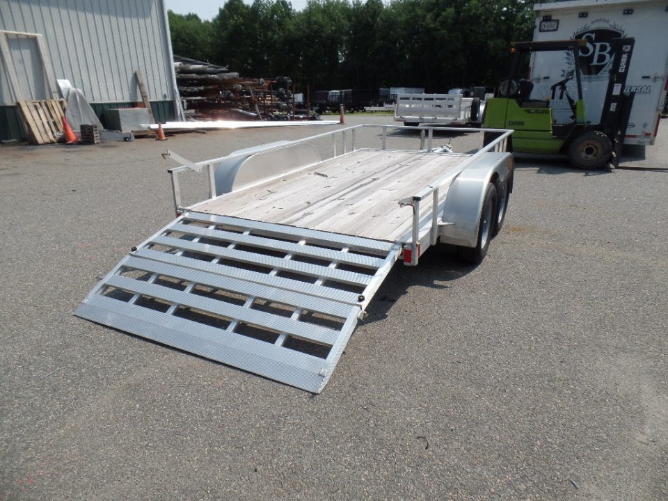 New 2026 ALCOM CLOSEOUT SALE ! 6.5' X 12" aluminum frame, tandem axle Utility Trailer