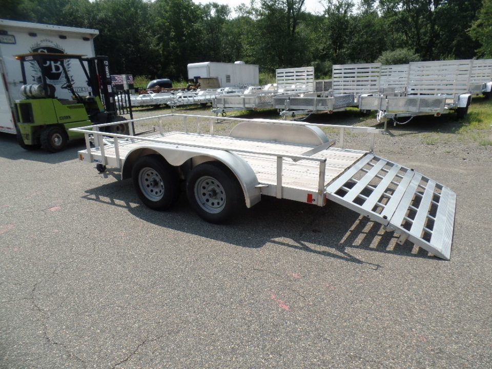 New 2026 ALCOM CLOSEOUT SALE ! 6.5' X 12" aluminum frame, tandem axle Utility Trailer