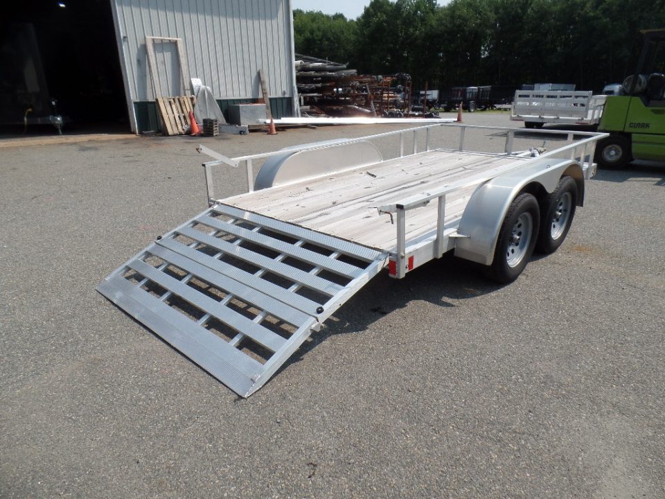 New 2026 ALCOM CLOSEOUT SALE ! 6.5' X 12" aluminum frame, tandem axle Utility Trailer