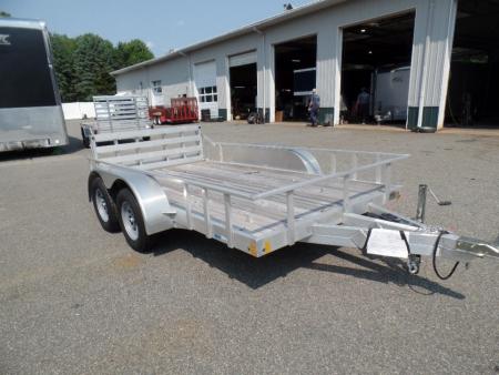 New 2026 ALCOM CLOSEOUT SALE ! 6.5' X 12  aluminum frame, tandem axle Utility Trailer