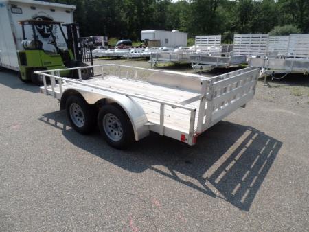 New 2026 ALCOM CLOSEOUT SALE ! 6.5' X 12" aluminum frame, tandem axle Utility Trailer