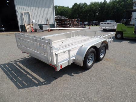 New 2026 ALCOM CLOSEOUT SALE ! 6.5' X 12" aluminum frame, tandem axle Utility Trailer