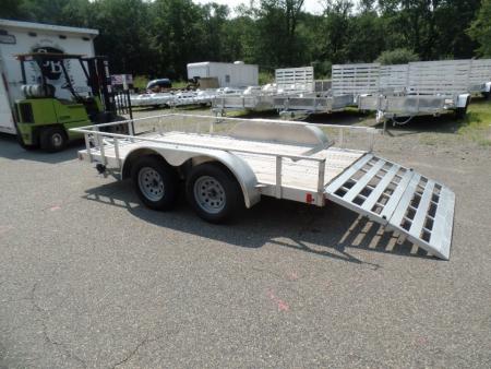 New 2026 ALCOM CLOSEOUT SALE ! 6.5' X 12" aluminum frame, tandem axle Utility Trailer