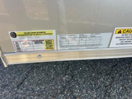New 6X12 Enclosed Trailer, 66 interior height, ramp, side door, 2,990gvwr. #008331